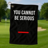 You Cannot Be Serious John Mcenroe Golf Towel
