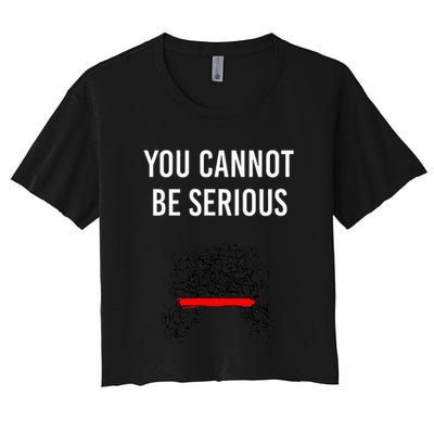 You Cannot Be Serious John Mcenroe Crop Top
