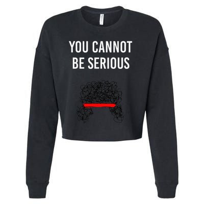 You Cannot Be Serious John Mcenroe Cropped Pullover Crew