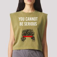 You Cannot Be Serious John Mcenroe Garment-Dyed Women's Muscle Tee