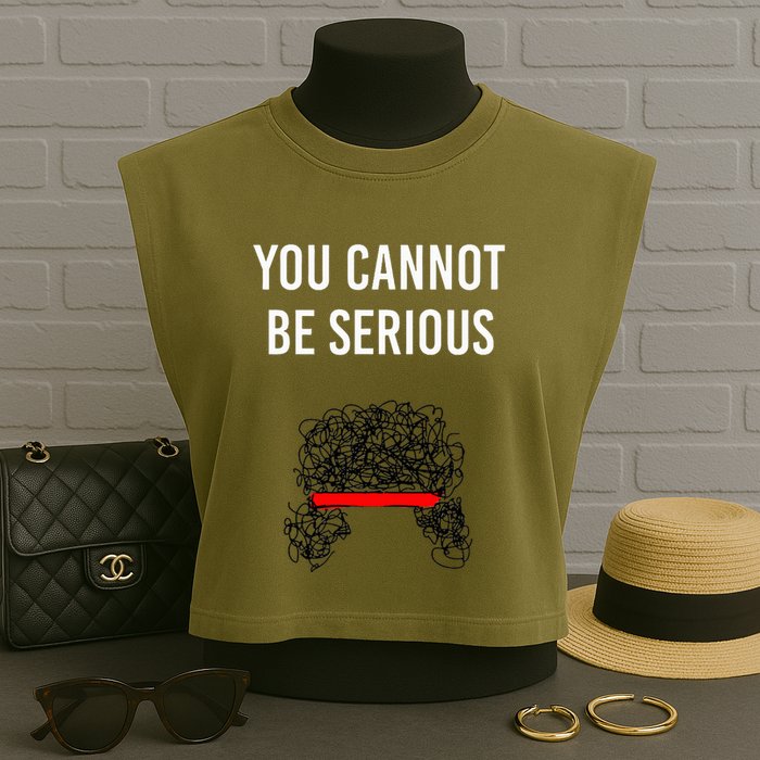 You Cannot Be Serious John Mcenroe Garment-Dyed Women's Muscle Tee