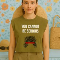 You Cannot Be Serious John Mcenroe Garment-Dyed Women's Muscle Tee
