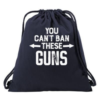 You Cant Ban These Guns Drawstring Bag