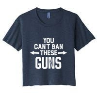 You Cant Ban These Guns Women's Crop Top Tee