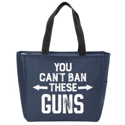 You Cant Ban These Guns Zip Tote Bag