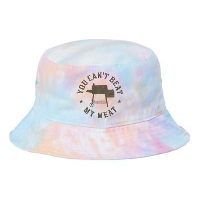 You CanT Beat My Meat Bbq Grilling Chef Tie Dye Newport Bucket Hat