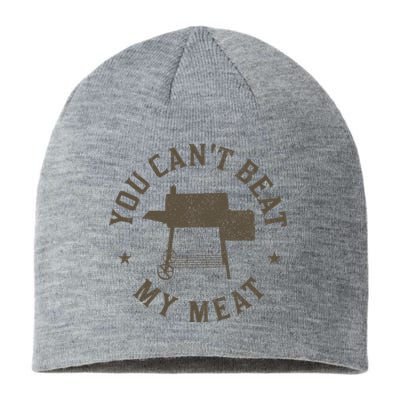 You CanT Beat My Meat Bbq Grilling Chef Sustainable Beanie