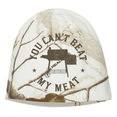 You CanT Beat My Meat Bbq Grilling Chef Kati - Camo Knit Beanie