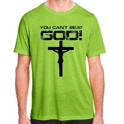 You Can't Beat God Adult ChromaSoft Performance T-Shirt