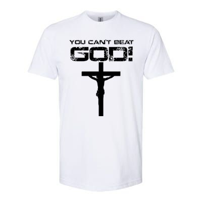 You Can't Beat God Softstyle® CVC T-Shirt