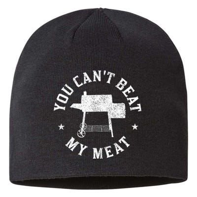 You CanT Beat My Meat Bbq Grilling Chef Sustainable Beanie