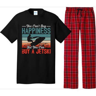 You Cant Buy Happiness Retro Jetski Water Sports Jet Skiing Cute Gift Pajama Set