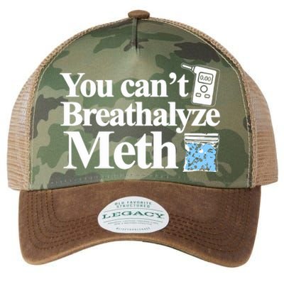 You Cant Breathalyze Meth Legacy Tie Dye Trucker Hat