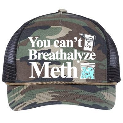 You CanT Breathalyze Meth Retro Rope Trucker Hat Cap