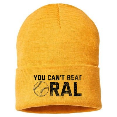 You Cant Beat Oral Sustainable Knit Beanie