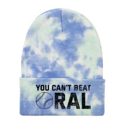 You Cant Beat Oral Tie Dye 12in Knit Beanie