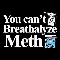 You CanT Breathalyze Meth Apparel Flat Bill Trucker Hat