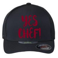 Yes Chef! Cool Design For Line Cooks Prep Cooks Sous Chef Gift Flexfit Unipanel Trucker Cap