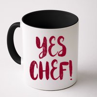Yes Chef! Cool Design For Line Cooks Prep Cooks Sous Chef Gift Mug