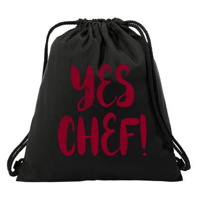 Yes Chef! Cool Design For Line Cooks Prep Cooks Sous Chef Gift Drawstring Bag