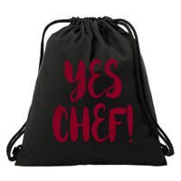 Yes Chef! Cool Design For Line Cooks Prep Cooks Sous Chef Gift Drawstring Bag