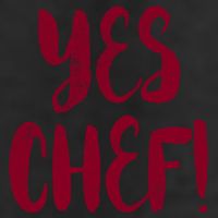 Yes Chef! Cool Design For Line Cooks Prep Cooks Sous Chef Gift 25L Jumbo Tote