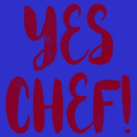Yes Chef! Cool Design For Line Cooks Prep Cooks Sous Chef Gift Button
