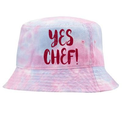 Yes Chef! Cool Design For Line Cooks Prep Cooks Sous Chef Gift Tie-Dyed Bucket Hat