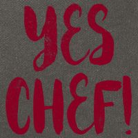 Yes Chef! Cool Design For Line Cooks Prep Cooks Sous Chef Gift Cotton Canvas Backpack