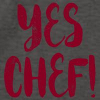 Yes Chef! Cool Design For Line Cooks Prep Cooks Sous Chef Gift Vector Backpack