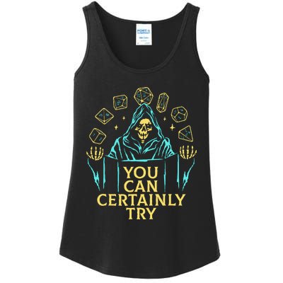 You Can Certainly Try Funny Skeleton Ladies Essential Tank