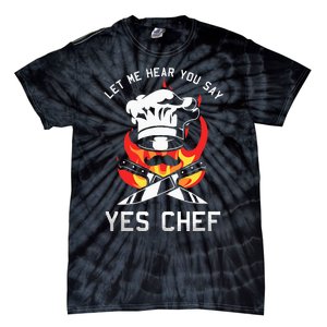 Yes Chef Cook Restaurant Cooking Culinary Gastronomy Food Tie-Dye T-Shirt