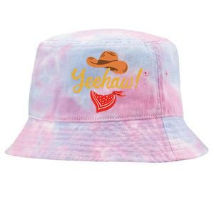 Yeehaw Cowboy Cowgirl Western Country Rodeo Tie-Dyed Bucket Hat