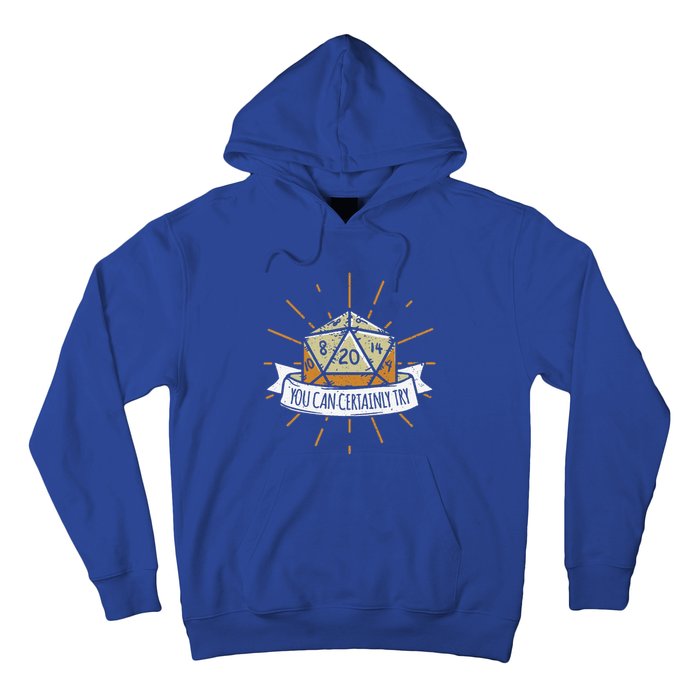 You Can Certainly Try Dragon Dice Wizard Gamer Hoodie