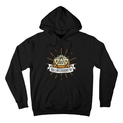 You Can Certainly Try Dragon Dice Wizard Gamer Hoodie