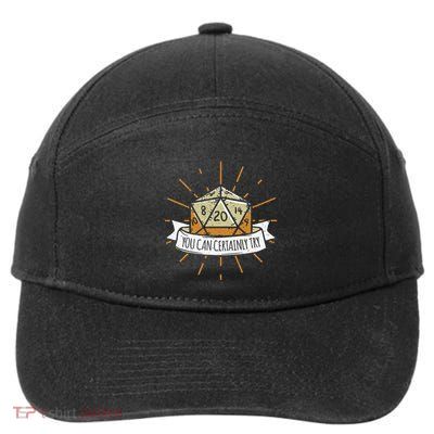 You Can Certainly Try Dragon Dice Wizard Gamer 7-Panel Snapback Hat