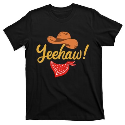 Yeehaw Cowboy Cowgirl Western Country Rodeo T-Shirt