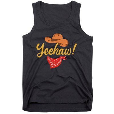 Yeehaw Cowboy Cowgirl Western Country Rodeo Tank Top