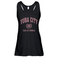 Yuba City Ca Vintage College Sports Design Ladies Essential Flowy Tank