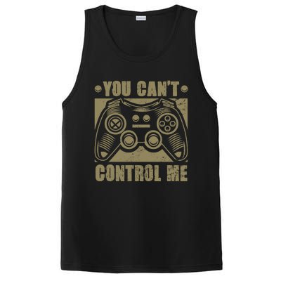 You Can’t Control Me Funny Video Game Player Gaming Quote Great Gift PosiCharge Competitor Tank