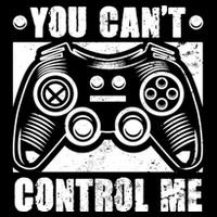 You Can’t Control Me Funny Video Game Player Gaming Quote Cute Gift Impact Tech Backpack