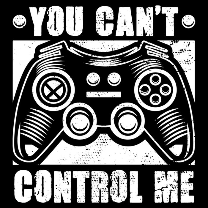 You Can’t Control Me Funny Video Game Player Gaming Quote Cute Gift Impact Tech Backpack