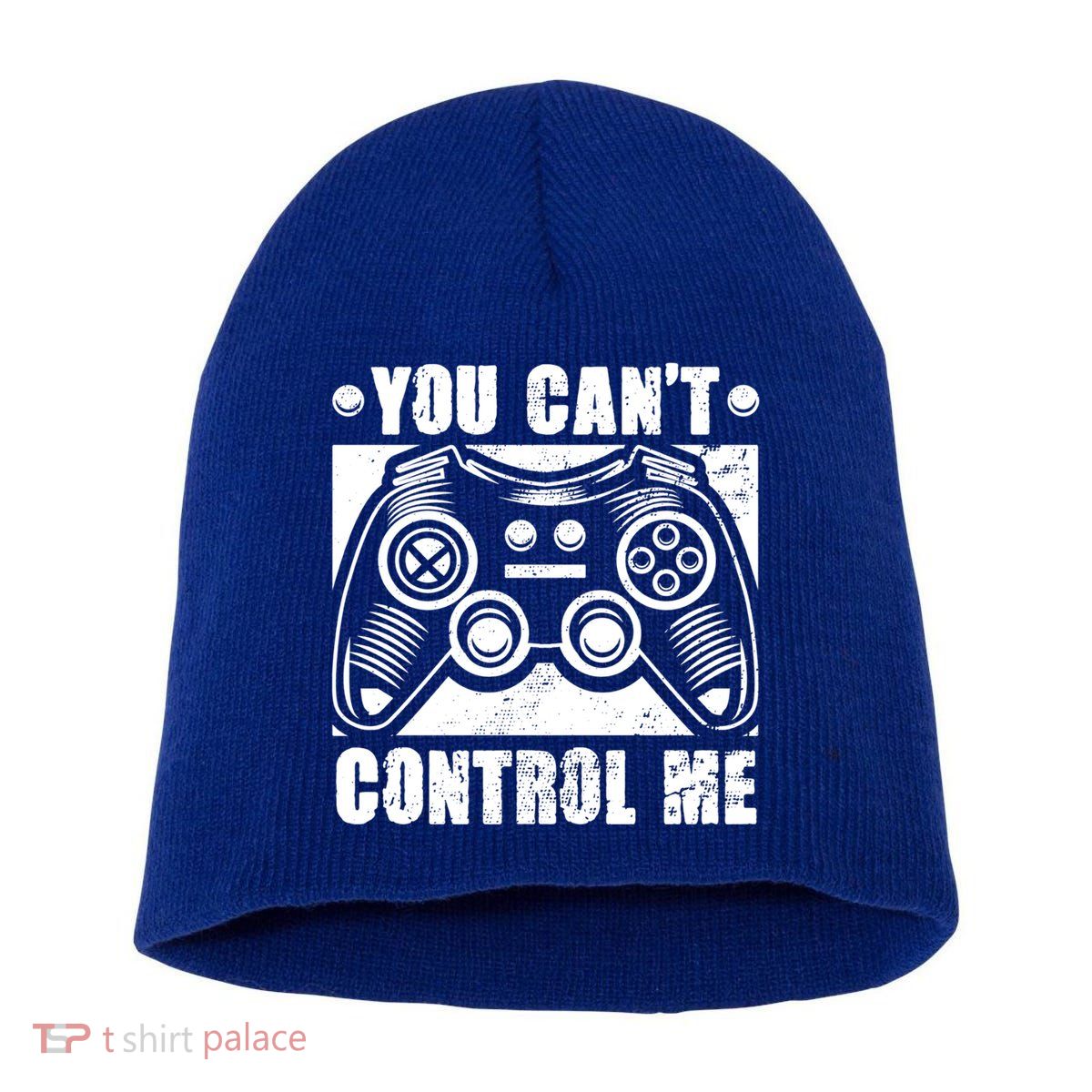 You Can’t Control Me Funny Video Game Player Gaming Quote Cute Gift Short Acrylic Beanie