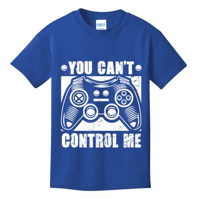 You Can’t Control Me Funny Video Game Player Gaming Quote Cute Gift Kids T-Shirt