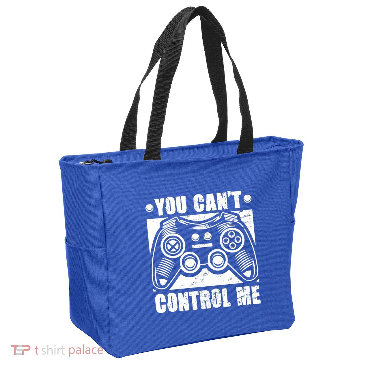 You Can’t Control Me Funny Video Game Player Gaming Quote Cute Gift Zip Tote Bag