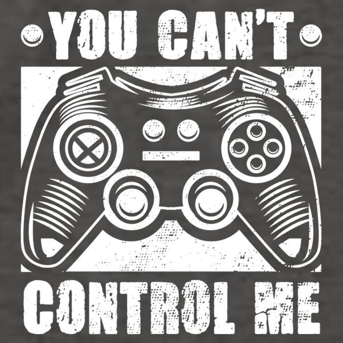 You Can’t Control Me Funny Video Game Player Gaming Quote Cute Gift Vector Backpack