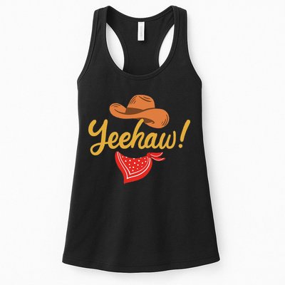 Yeehaw Cowboy Cowgirl Western Country Rodeo Womens Tank Top