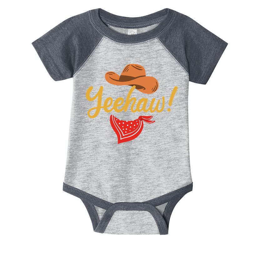 Yeehaw Cowboy Cowgirl Western Country Rodeo Infant Baby Jersey Bodysuit