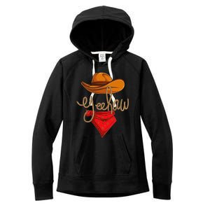 Yeehaw Cowboy Cowgirl Western Country Rodeo YeeHaw Women's Fleece Hoodie