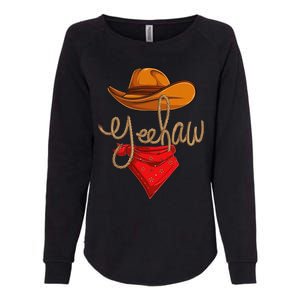 Yeehaw Cowboy Cowgirl Western Country Rodeo YeeHaw Womens California Wash Sweatshirt